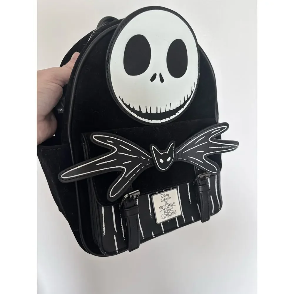 Nightmare Before Christmas Jack Skellington Mini Backpack Glow in Dark Disney